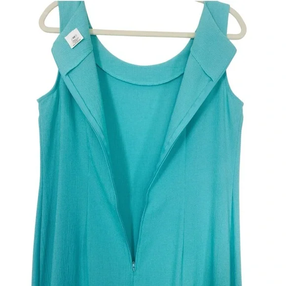 Miss Dorby Aqua and White Checked Short-Sleeved Jacket and Midi Dress Set 10P - Picture 7 of 15